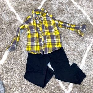Boys Button down and pants